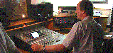 Bei der Tonaufnahme im Octopus-Studio Mlheim im Juni 2004