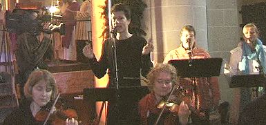 Gregor Linen stellte am 1. Advent 2004 sein Lied im Essener Dom vor